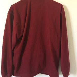 Sf San Francisco fleece hoodie jacket wool woven